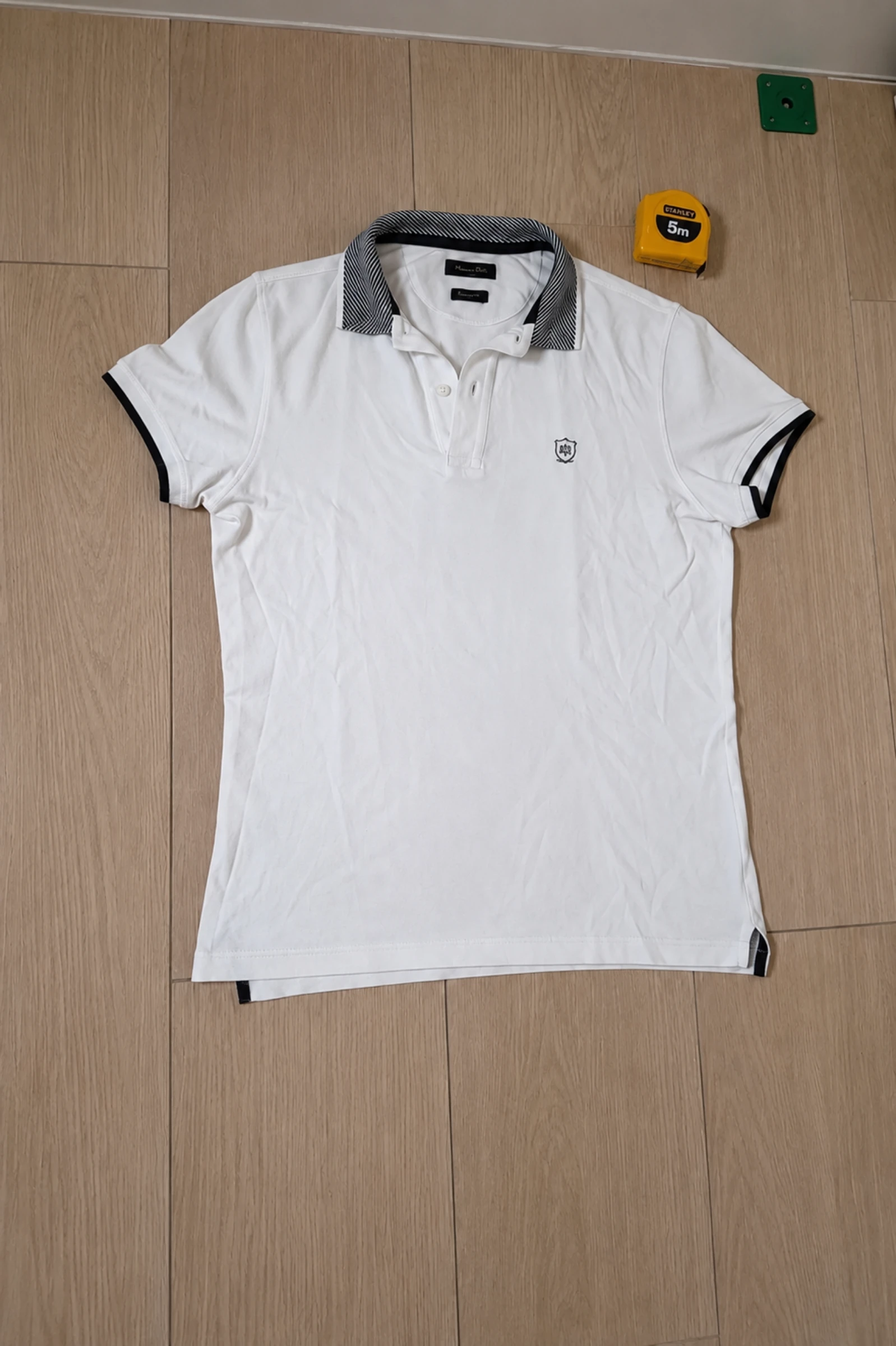 Polo blanco Massimo Dutti